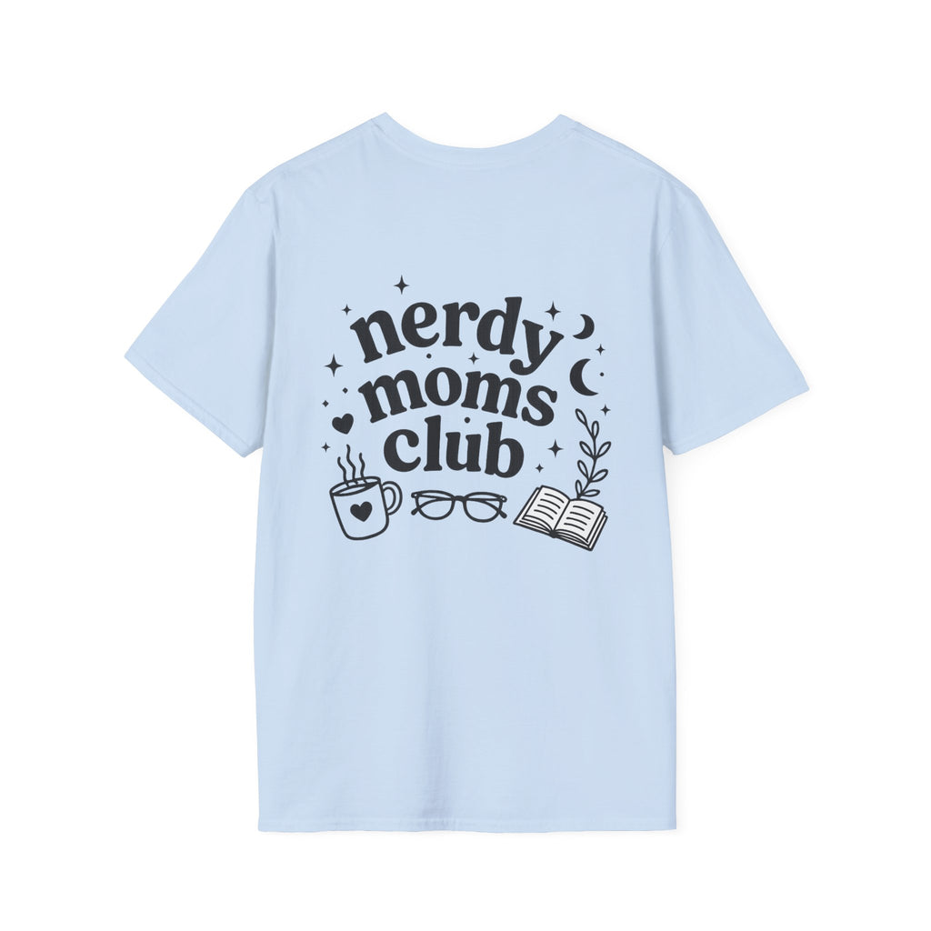 D20 Minimalist Dice T-Shirt — Comfy Nerdy Moms Club Graphic Tee
