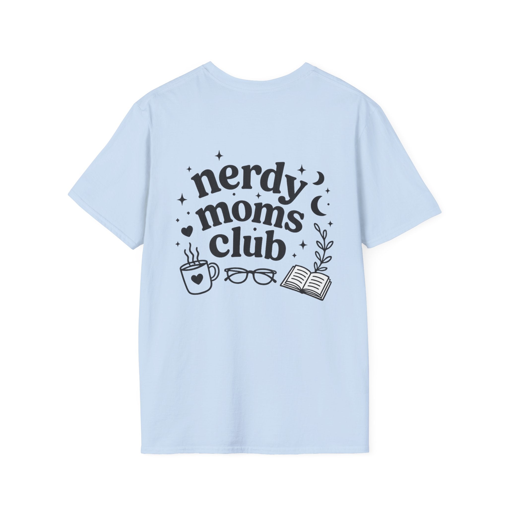 D20 Minimalist Dice T-Shirt — Comfy Nerdy Moms Club Graphic Tee