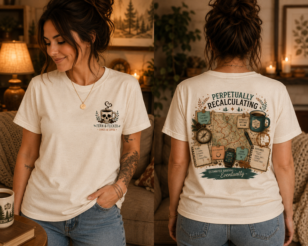 Perpetually Recalculating Funny Graphic Tee