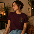 “It’s Fine I Have Inspiration” Sword & Books Fantasy Graphic T‑Shirt