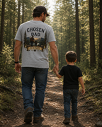 "The Dad Guild" Crest Tee - Fatherhood Logo, Handshake Design