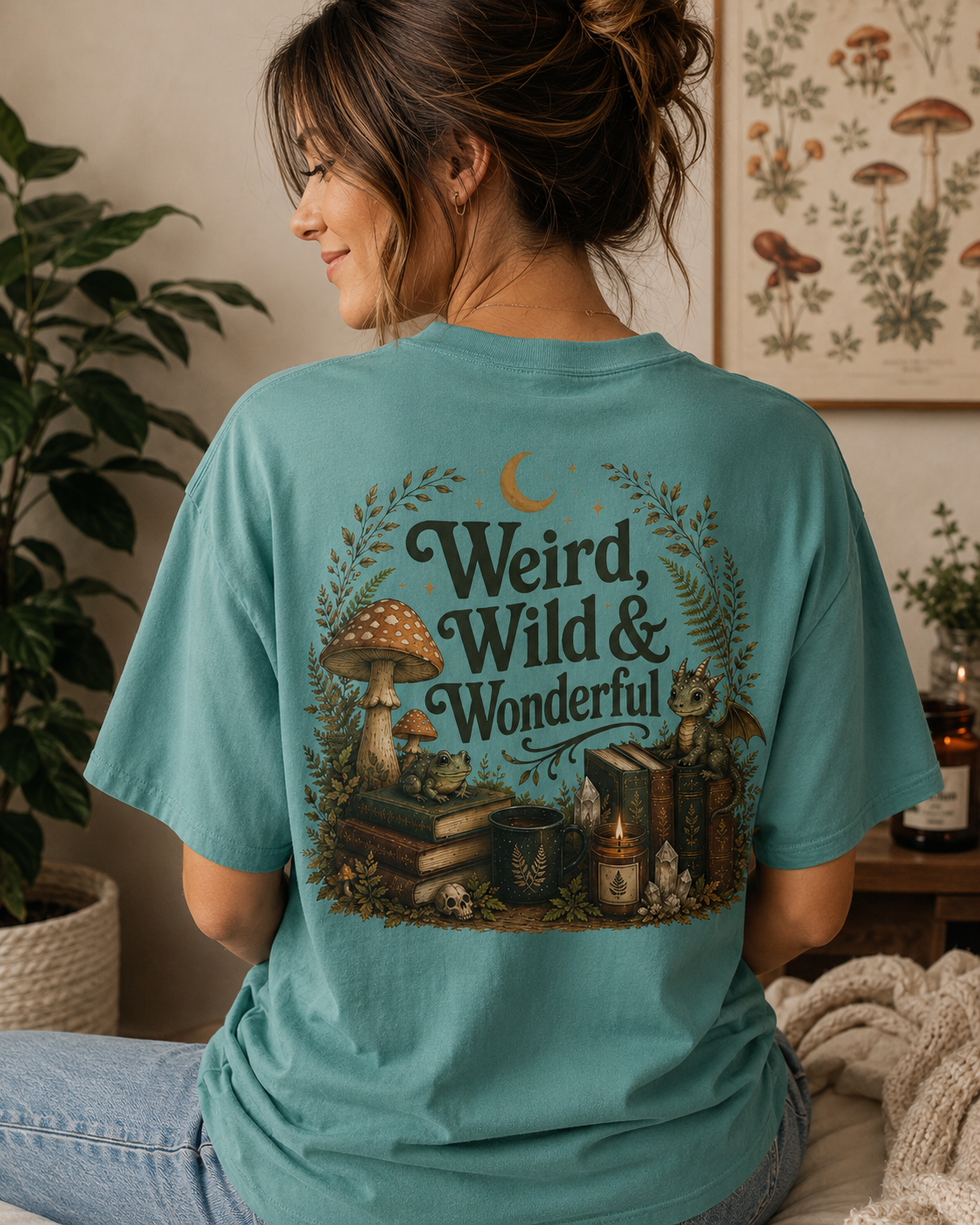 Weird, Wild & Wonderful Cottagecore Graphic Tee