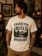 Character Is Built Not Bought Men's Lifestyle Tee