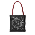 Adventurer's "Bottomless" Tote Bag — RPG Dice & Adventure Chalkboard Design