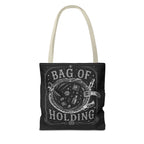 Adventurer's "Bottomless" Tote Bag — RPG Dice & Adventure Chalkboard Design