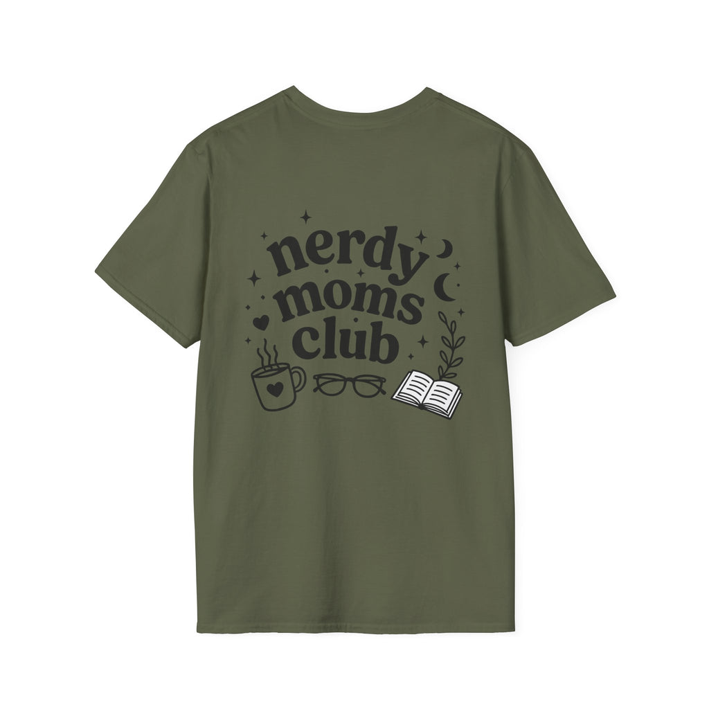 D20 Minimalist Dice T-Shirt — Comfy Nerdy Moms Club Graphic Tee