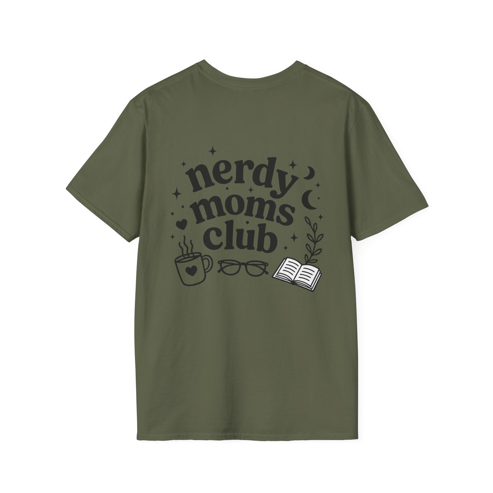D20 Minimalist Dice T-Shirt — Comfy Nerdy Moms Club Graphic Tee