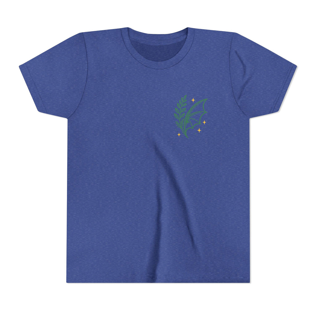 Fern & Flicker Camping Graphic Shirt (Cute Fox, Tent & Campfire Kids Tee)