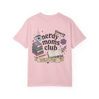 Colorful Nerdy Moms Club T-Shirt — Graphic "Raising Tiny Humans One Quest at a Time" Tee