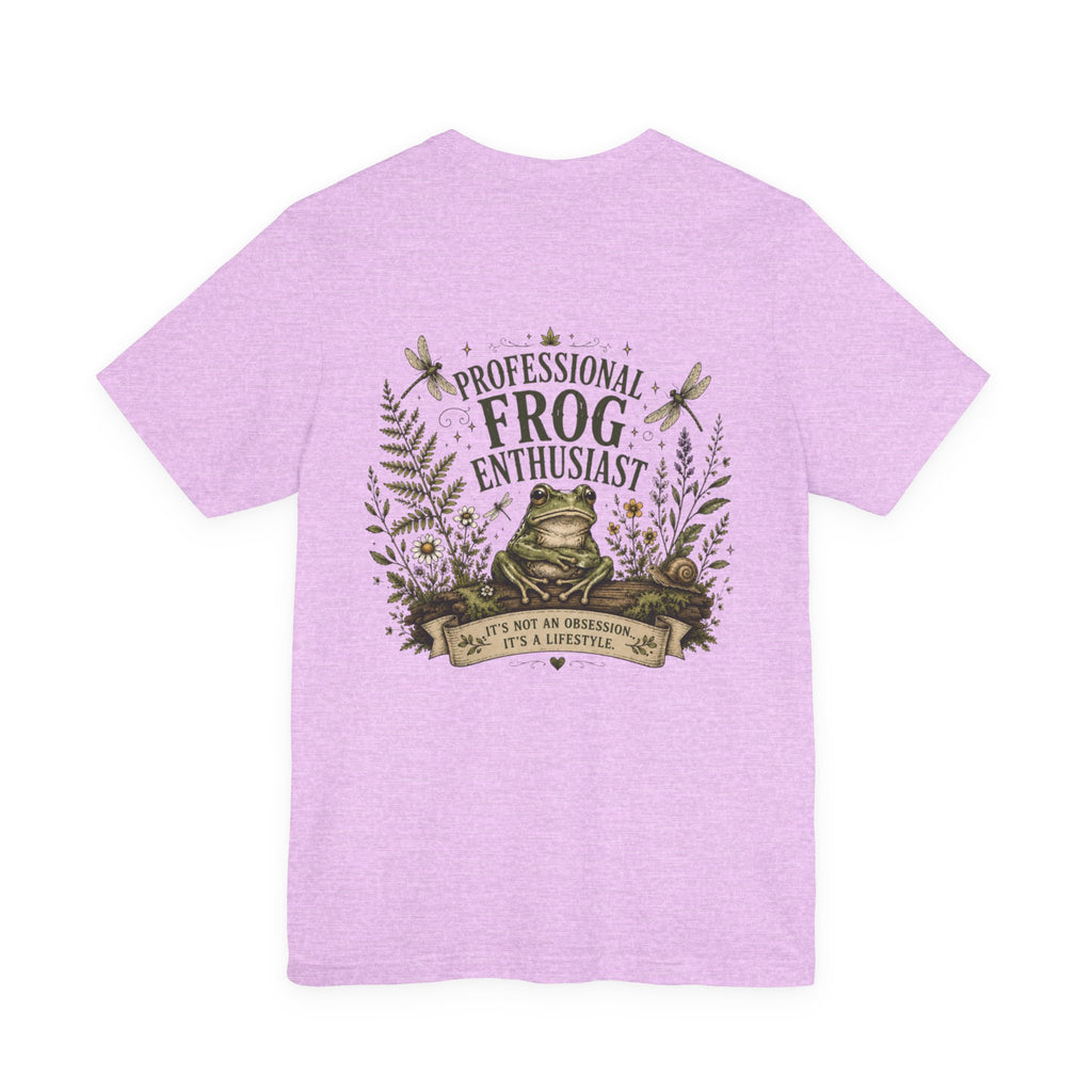 Frog T-Shirt — "Professional Frog Enthusiast" Vintage Nature Tee