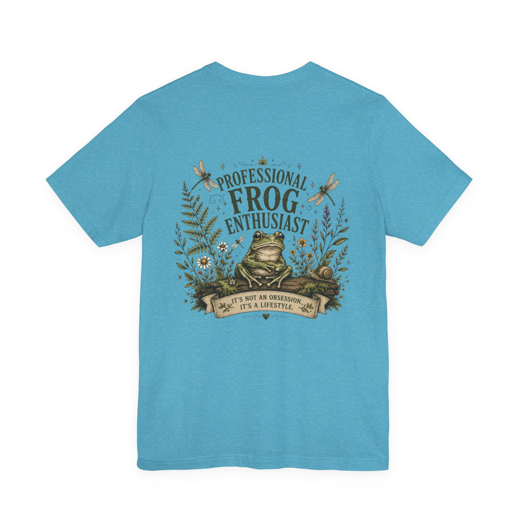 Frog T-Shirt — "Professional Frog Enthusiast" Vintage Nature Tee