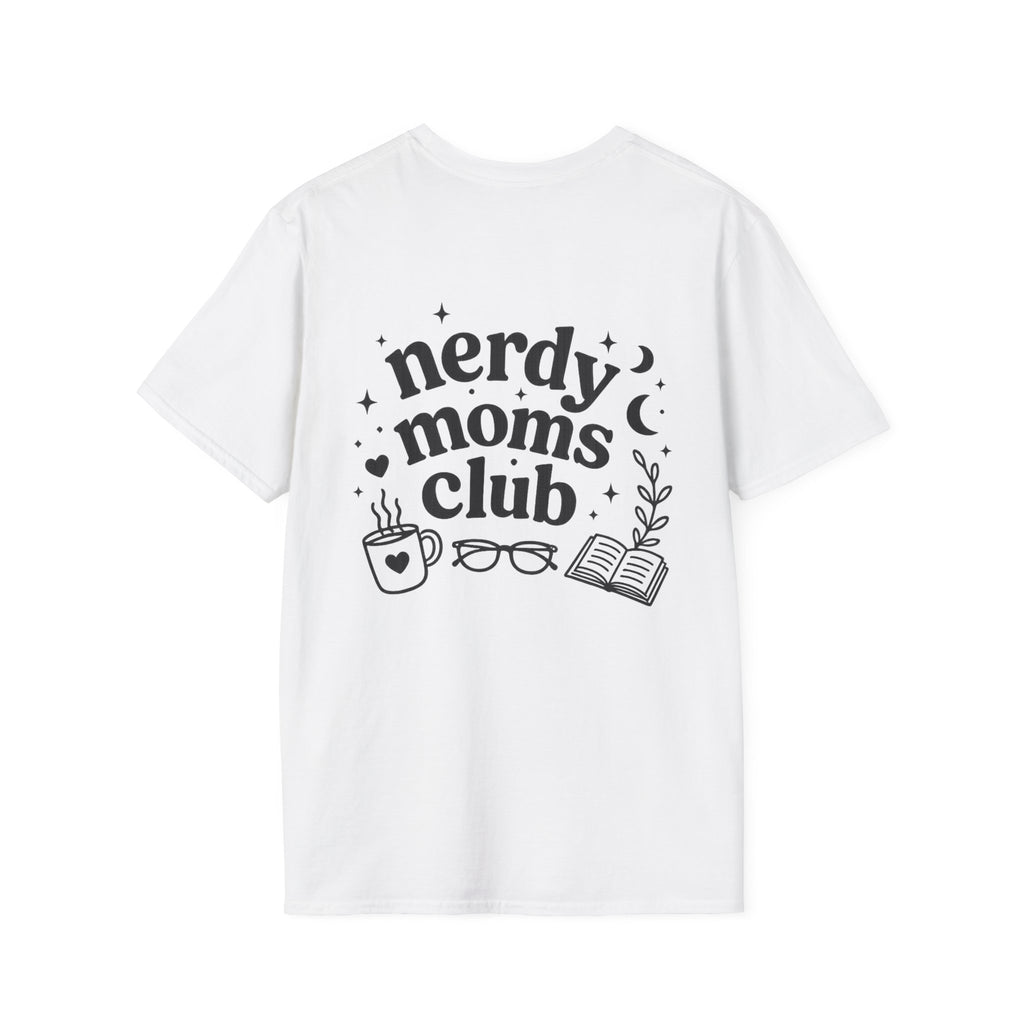 D20 Minimalist Dice T-Shirt — Comfy Nerdy Moms Club Graphic Tee