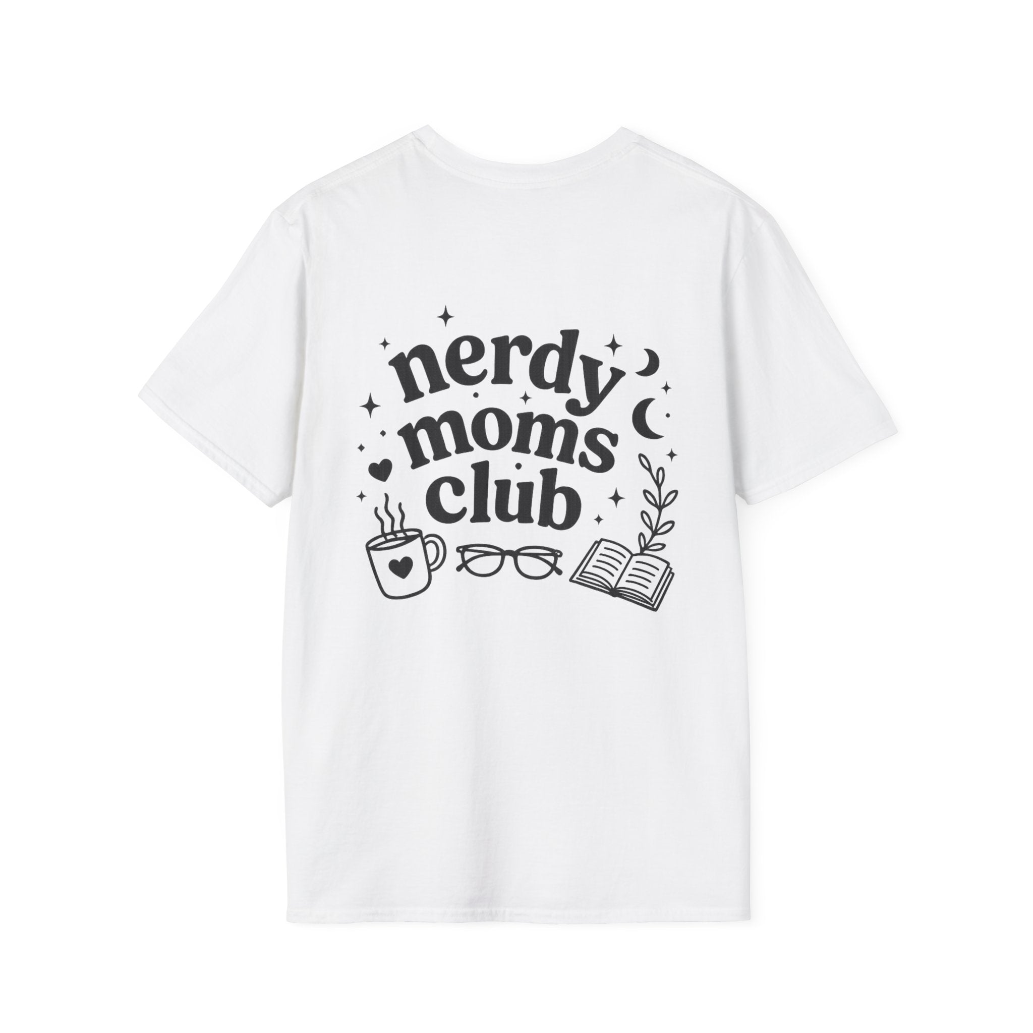 D20 Minimalist Dice T-Shirt — Comfy Nerdy Moms Club Graphic Tee