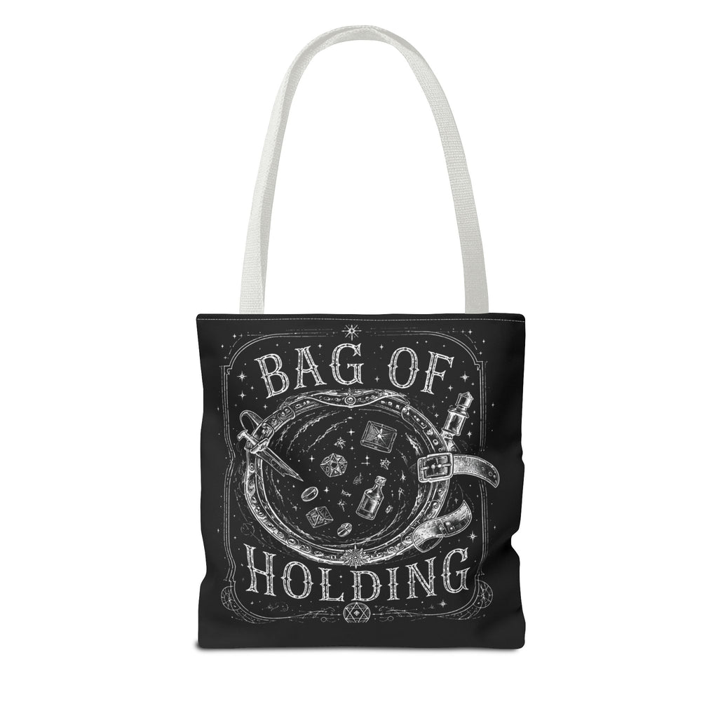 Adventurer's "Bottomless" Tote Bag — RPG Dice & Adventure Chalkboard Design
