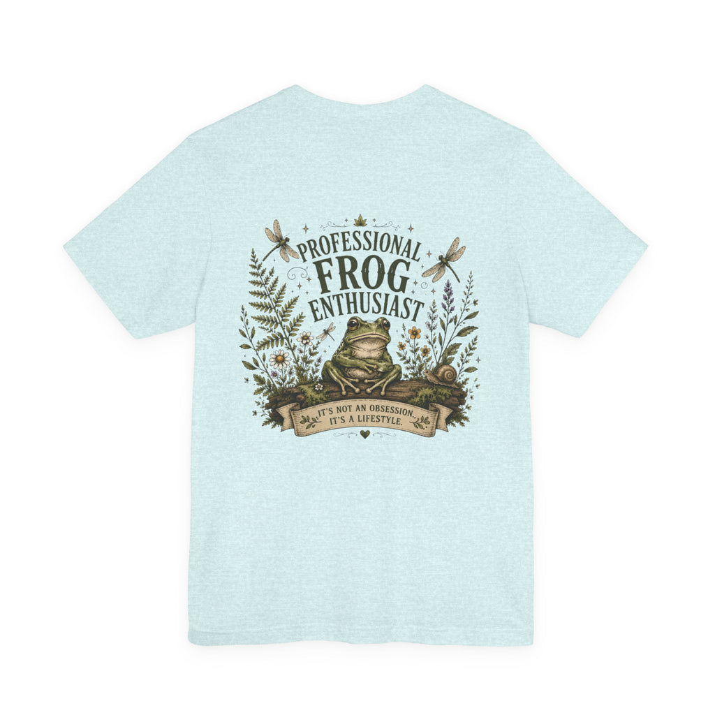 Frog T-Shirt — "Professional Frog Enthusiast" Vintage Nature Tee