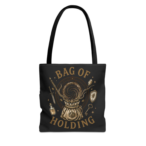 Adventurer's "Bottomless" Tote Bag — RPG Fantasy Dungeon Loot Canvas Tote