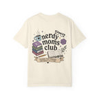 Colorful Nerdy Moms Club T-Shirt — Graphic "Raising Tiny Humans One Quest at a Time" Tee