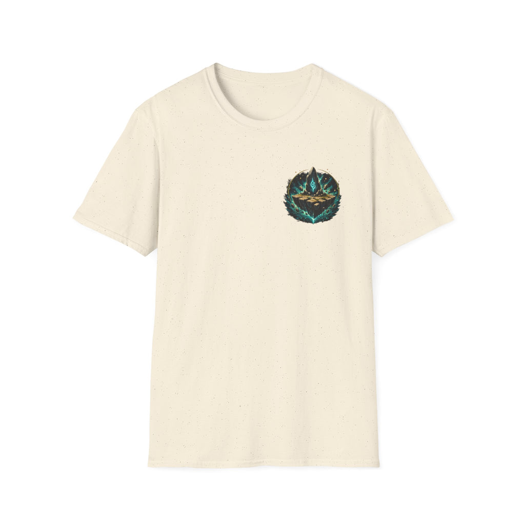 Tap Land and Cry Tee — Floating Island Colorful Graphic T-Shirt