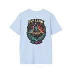 Tap Land and Cry Tee — Floating Island Colorful Graphic T-Shirt