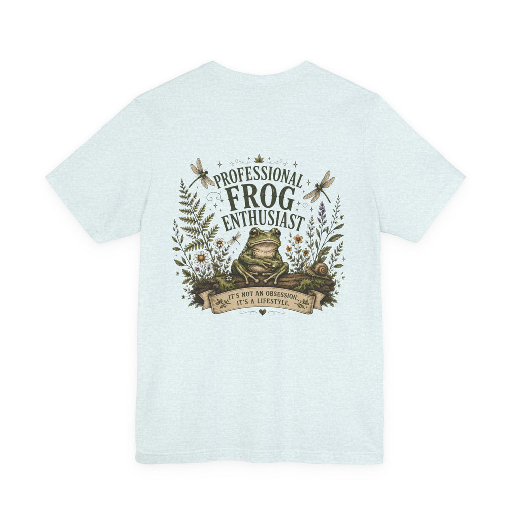 Frog T-Shirt — "Professional Frog Enthusiast" Vintage Nature Tee