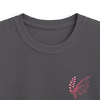 Kids Tee - "Fern & Flicker" Camping Nature Graphic Tee for Girls (Pastel Adventure, Deer & Campfire)