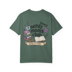 Colorful Nerdy Moms Club T-Shirt — Graphic "Raising Tiny Humans One Quest at a Time" Tee
