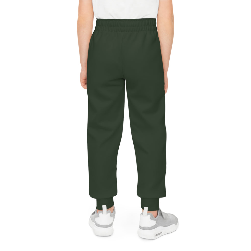 Youth Joggers — "Wild Magic" Floral Moon & Mushroom Graphic
