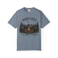 Bonfires Fix Most Things Cozy Unisex Fall Tee