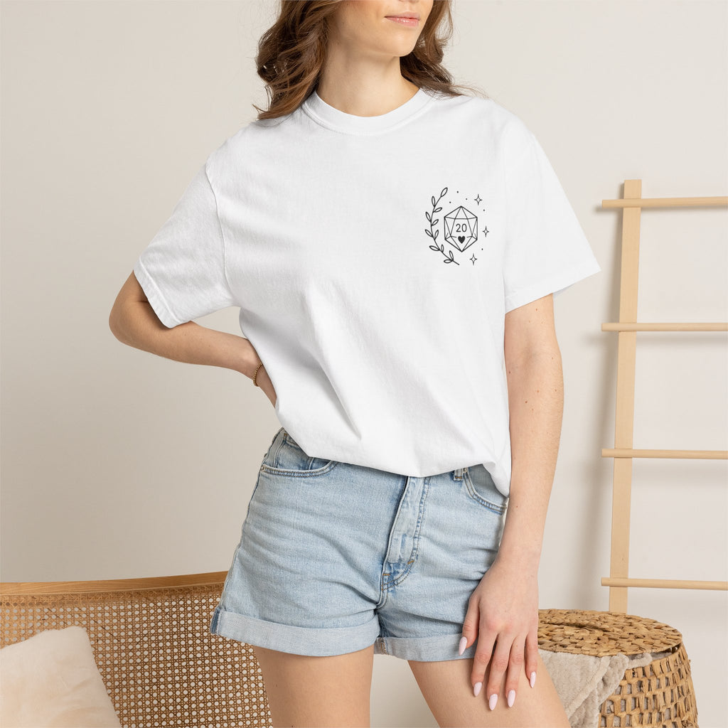Colorful Nerdy Moms Club T-Shirt — Graphic "Raising Tiny Humans One Quest at a Time" Tee