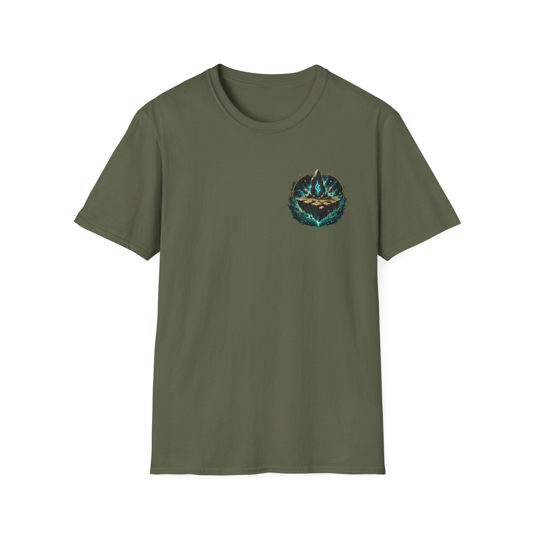 Tap Land and Cry Tee — Floating Island Colorful Graphic T-Shirt