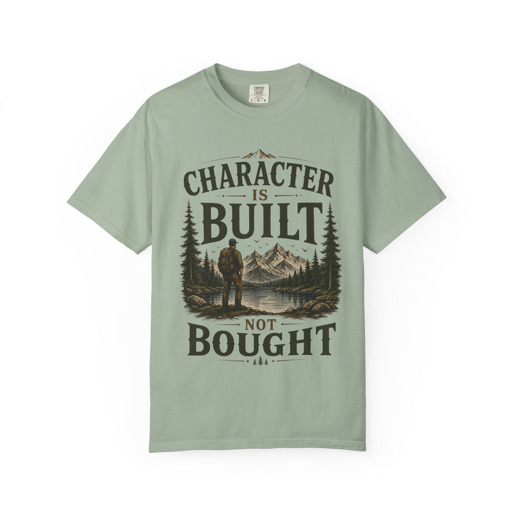 Character Is Built Not Bought Men's Lifestyle Tee