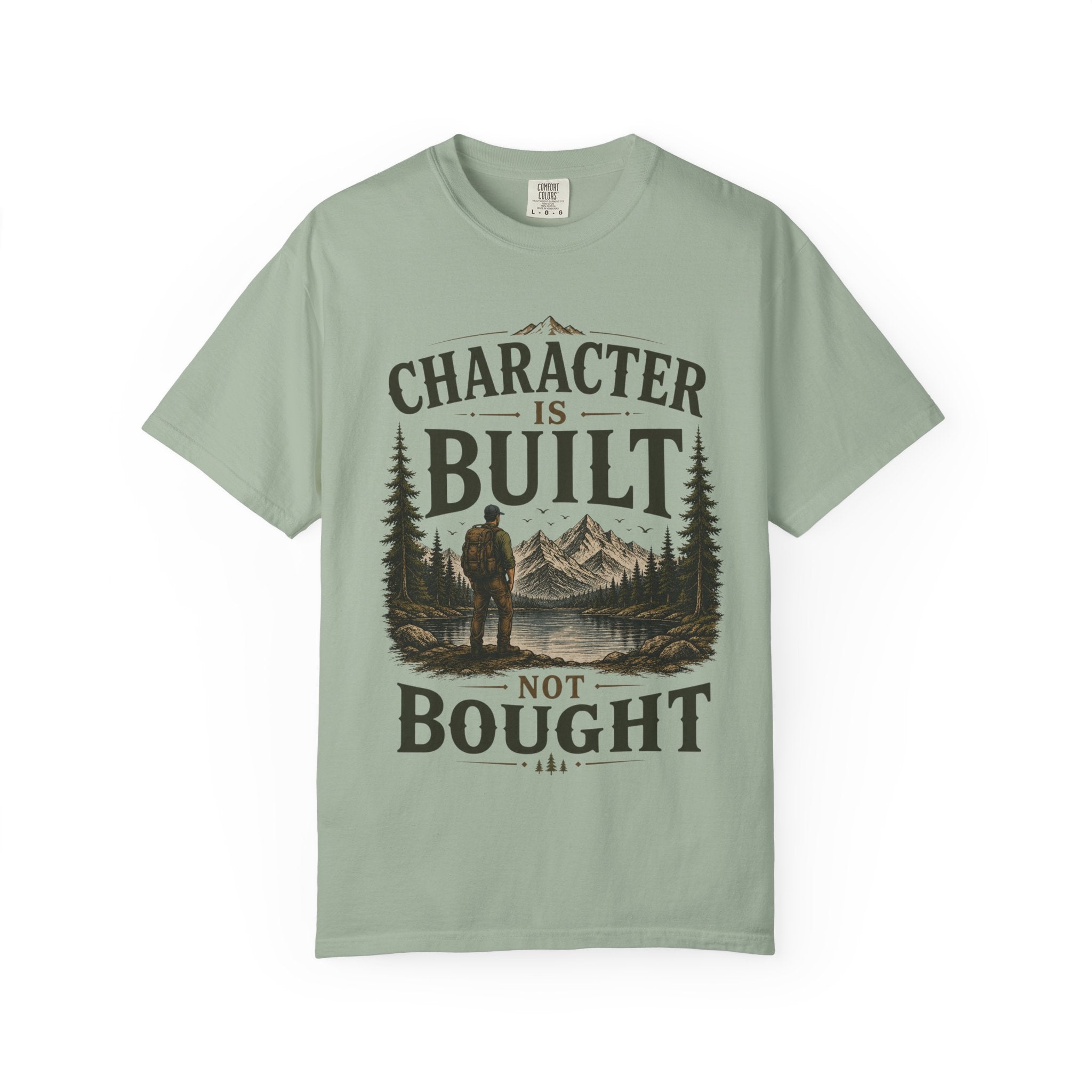 Character Is Built Not Bought Men's Lifestyle Tee