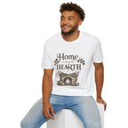 Hearth T-Shirt — "Home is Where the Hearth Is" Cozy Cottage Tee