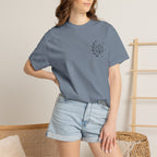 Colorful Nerdy Moms Club T-Shirt — Graphic "Raising Tiny Humans One Quest at a Time" Tee