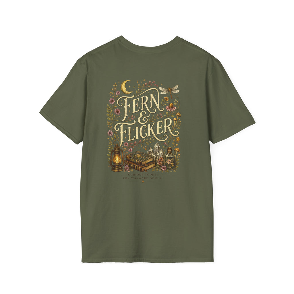Fern & Flicker Gold and Laurel Brand Tee