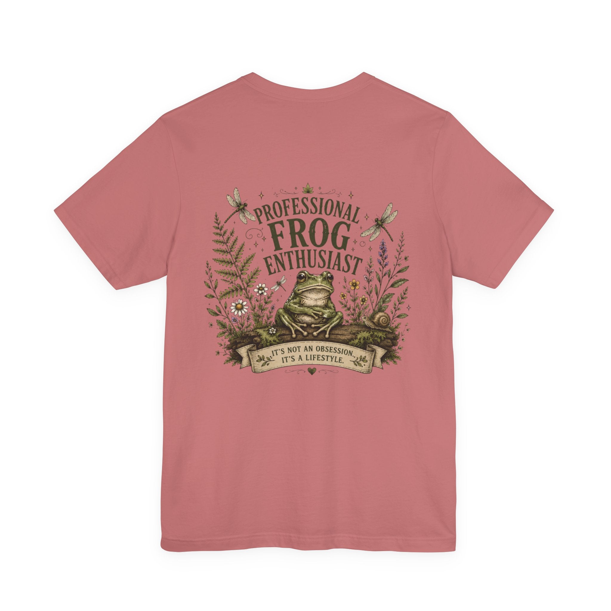 Frog T-Shirt — "Professional Frog Enthusiast" Vintage Nature Tee