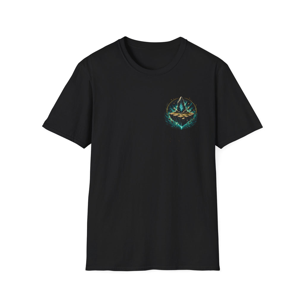 Tap Land and Cry Tee — Floating Island Colorful Graphic T-Shirt