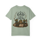 Tired Dad of Feral Goblins Funny Tee