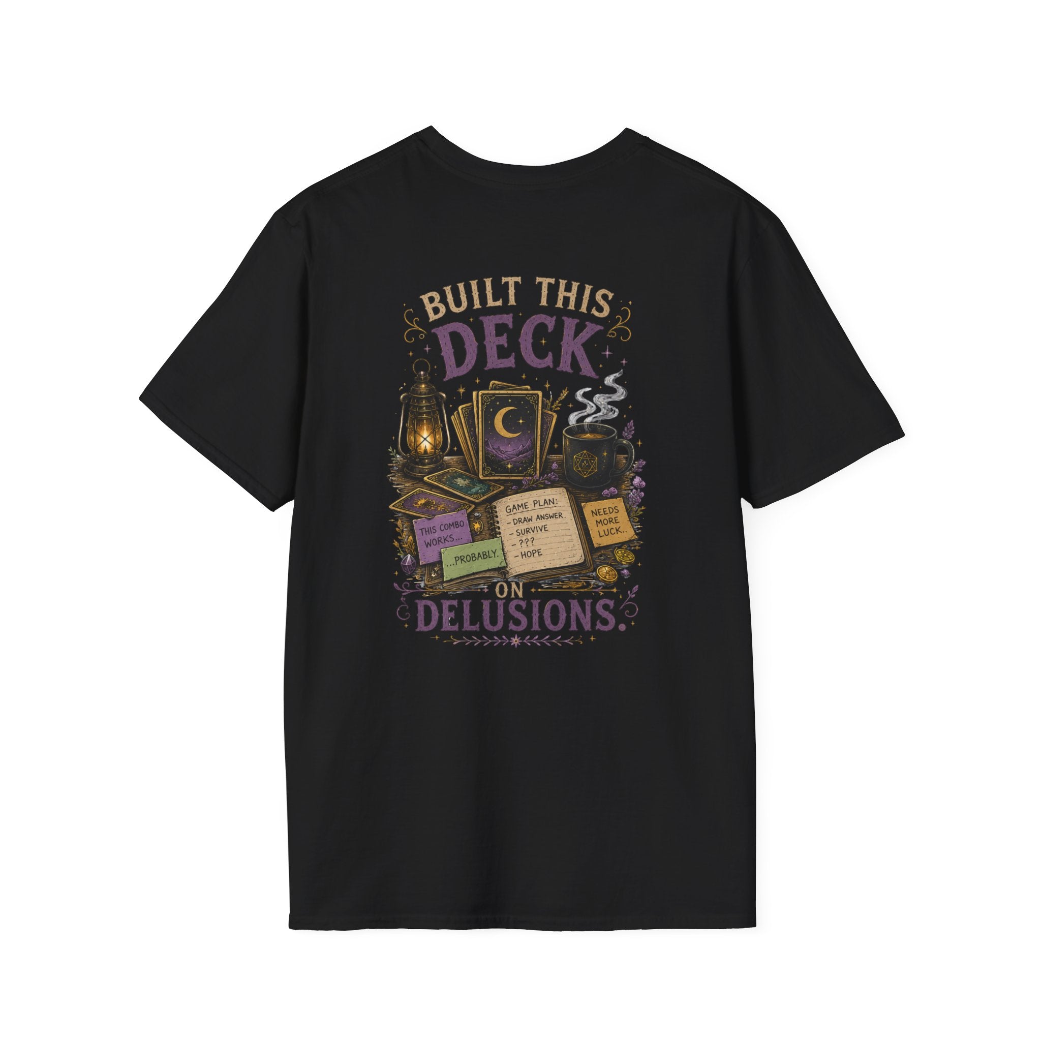 Mystic Moon T-Shirt — Celestial Card Graphic Tee