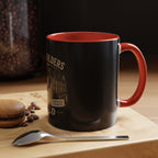 Fort Builders Guild Coffee Mug — Rustic Gamer Fort-Building Design (11oz)