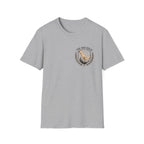 "The Dad Guild" Crest Tee - Fatherhood Logo, Handshake Design